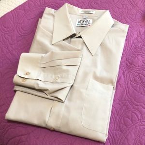 Rossini 17.5”x32/33 Mens Button Down Dress Shirt